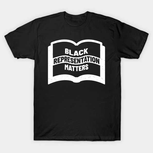 Black Representation Matters - Opened Book T-Shirt by GosokanKelambu